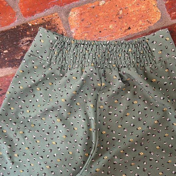 Francesca's Blue Rain high rise wide leg pants szS - Picture 7 of 13